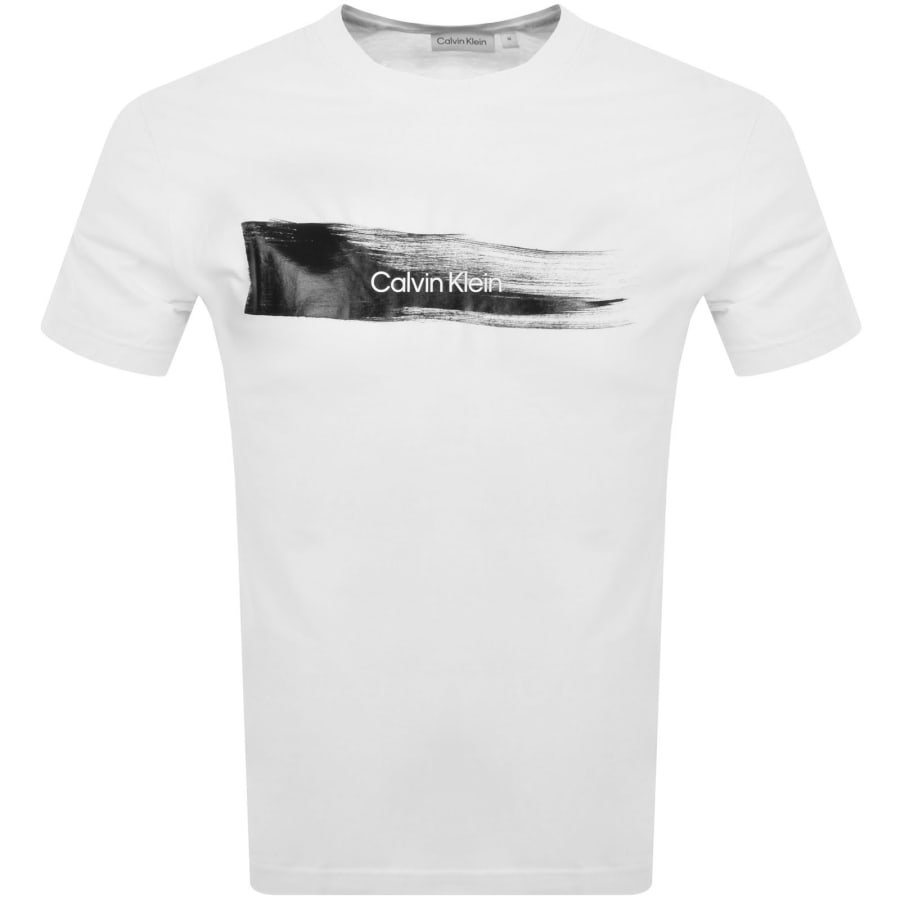 Calvin Klein Logo T Shirt White Mainline Menswear United States